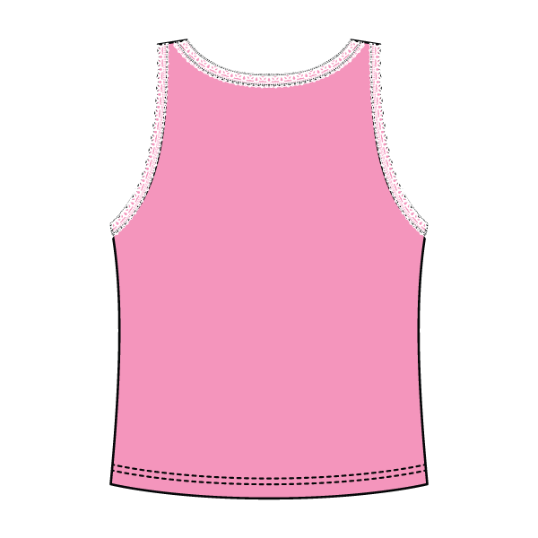 Lace Ribbed Tank Tops - The Collegiate Lineup