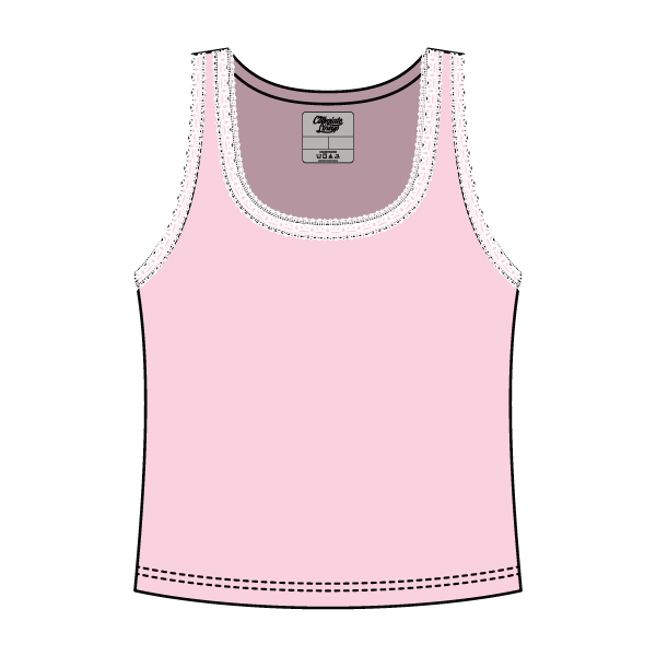 Lace Ribbed Tank Tops - The Collegiate Lineup