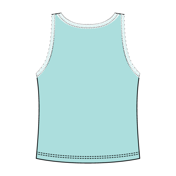 Lace Ribbed Tank Tops - The Collegiate Lineup