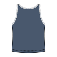 Lace Ribbed Tank Tops - The Collegiate Lineup