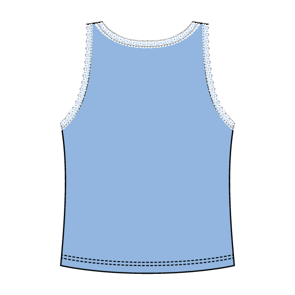 Lace Ribbed Tank Tops - The Collegiate Lineup