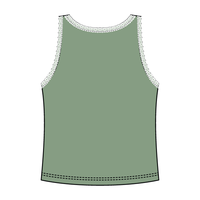 Lace Ribbed Tank Tops - The Collegiate Lineup