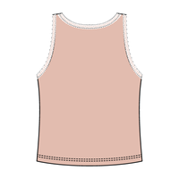 Lace Ribbed Tank Tops - The Collegiate Lineup