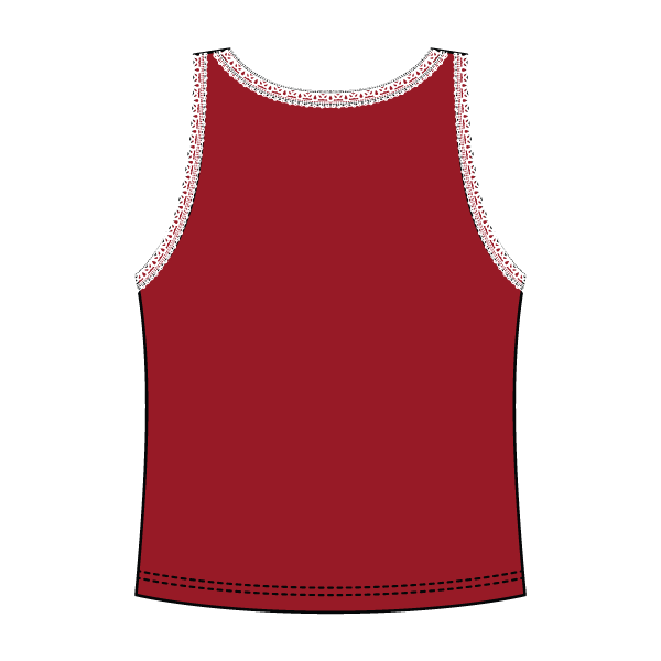 Lace Ribbed Tank Tops - The Collegiate Lineup