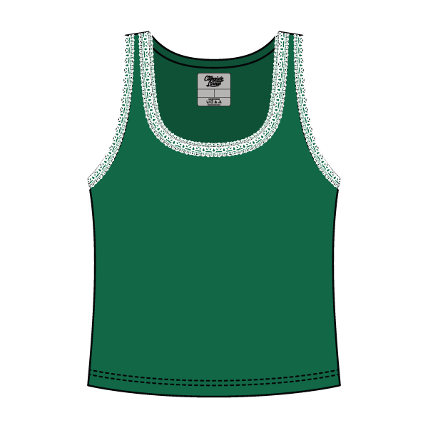 Lace Ribbed Tank Tops - The Collegiate Lineup