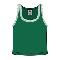 Lace Ribbed Tank Tops - The Collegiate Lineup