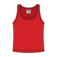 Ribbed Tank Scoop Neck Long
