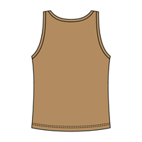 Ribbed Tank Scoop Neck Long