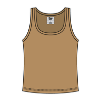 Ribbed Tank Scoop Neck Long