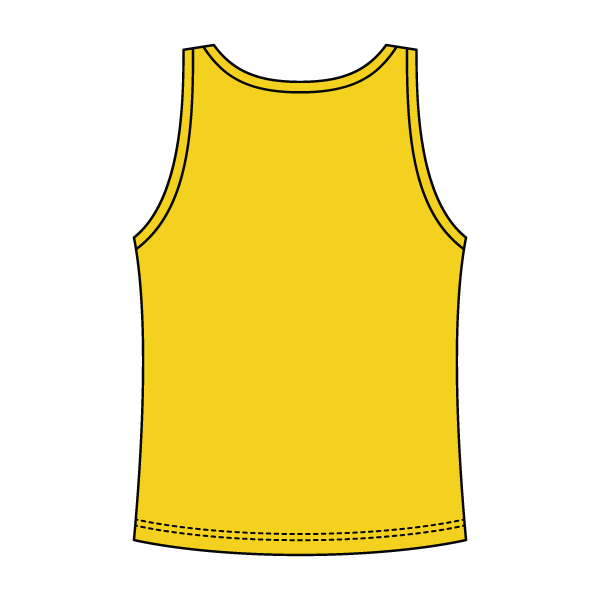 Ribbed Tank Scoop Neck Long