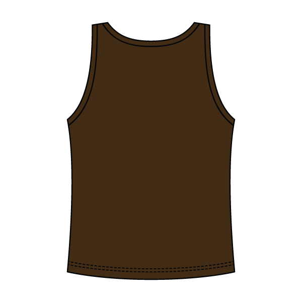Ribbed Tank Scoop Neck Long