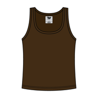 Ribbed Tank Scoop Neck Long
