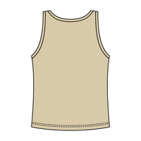Ribbed Tank Scoop Neck Long