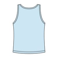 Ribbed Tank Scoop Neck Long
