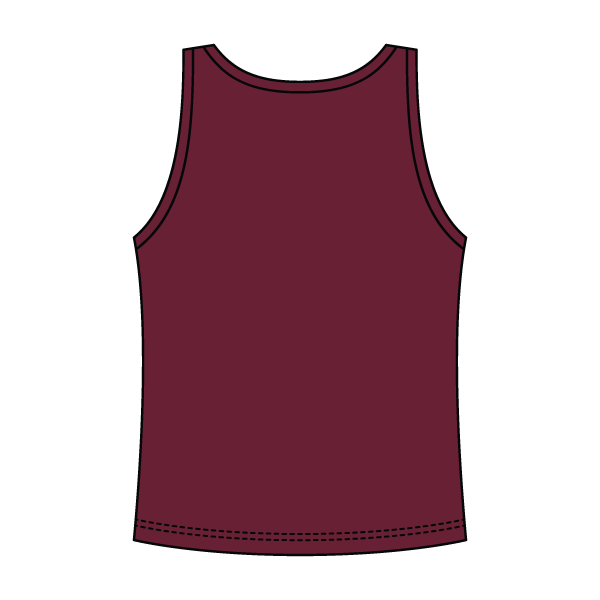 Ribbed Tank Scoop Neck Long