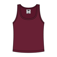 Ribbed Tank Scoop Neck Long