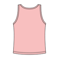 Ribbed Tank Scoop Neck Long