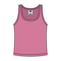 Ribbed Tank Scoop Neck Long