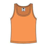 Ribbed Tank Scoop Neck Long