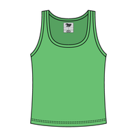 Ribbed Tank Scoop Neck Long
