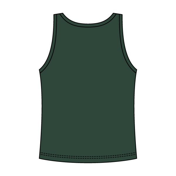 Ribbed Tank Scoop Neck Long