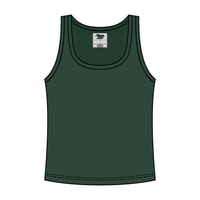 Ribbed Tank Scoop Neck Long