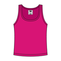 Ribbed Tank Scoop Neck Long