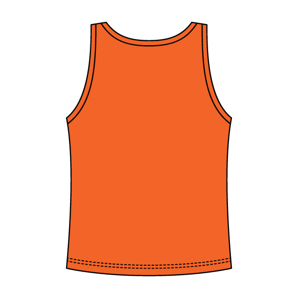 Ribbed Tank Scoop Neck Long