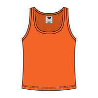 Ribbed Tank Scoop Neck Long