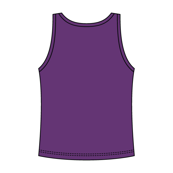 Ribbed Tank Scoop Neck Long