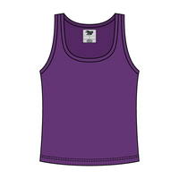 Ribbed Tank Scoop Neck Long