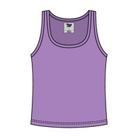 Ribbed Tank Scoop Neck Long