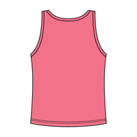 Ribbed Tank Scoop Neck Long