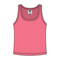 Ribbed Tank Scoop Neck Long