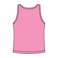 Ribbed Tank Scoop Neck Long