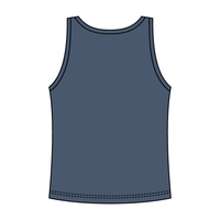 Ribbed Tank Scoop Neck Long