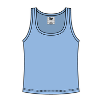 Ribbed Tank Scoop Neck Long