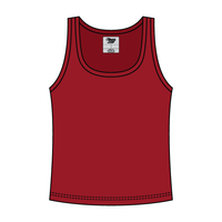 Ribbed Tank Scoop Neck Long