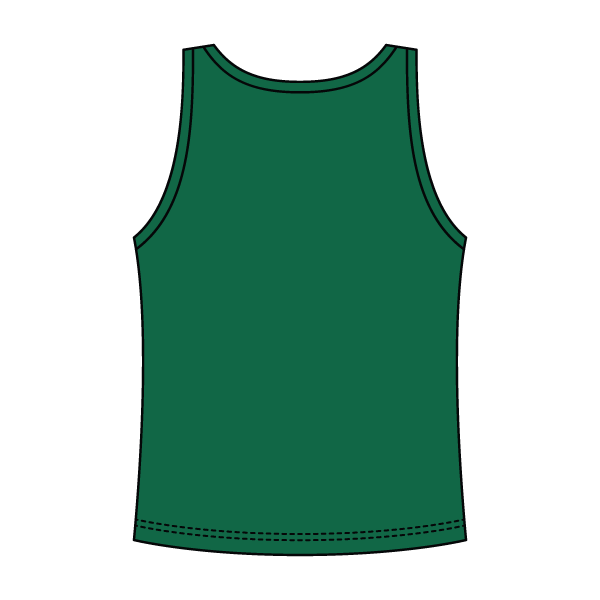 Ribbed Tank Scoop Neck Long
