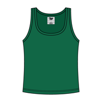 Ribbed Tank Scoop Neck Long