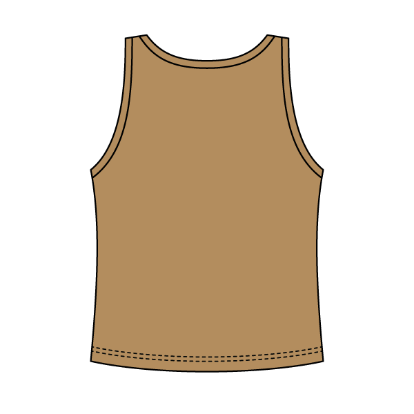 Ribbed Scoop Neck Tank with Bow - The Collegiate Lineup
