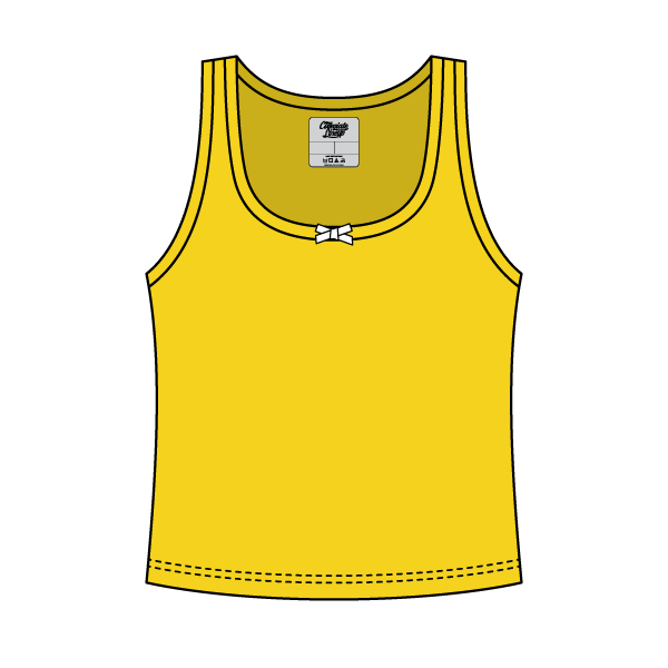 Ribbed Scoop Neck Tank with Bow - The Collegiate Lineup
