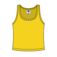 Ribbed Scoop Neck Tank with Bow - The Collegiate Lineup