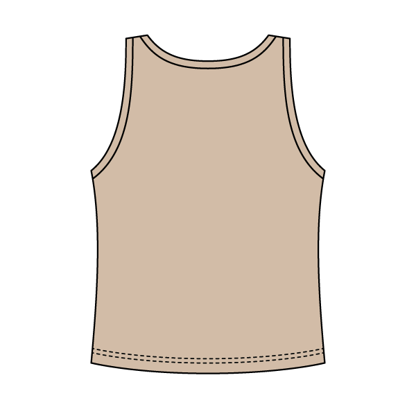 Ribbed Scoop Neck Tank with Bow - The Collegiate Lineup