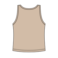 Ribbed Scoop Neck Tank with Bow - The Collegiate Lineup