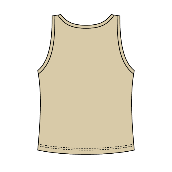 Ribbed Scoop Neck Tank with Bow - The Collegiate Lineup