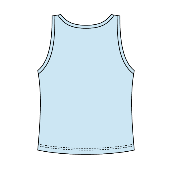 Ribbed Scoop Neck Tank with Bow - The Collegiate Lineup