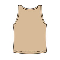 Ribbed Scoop Neck Tank with Bow - The Collegiate Lineup