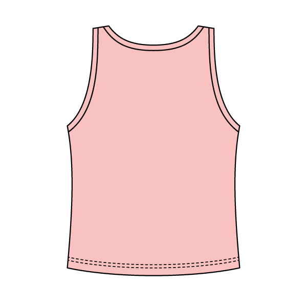 Ribbed Scoop Neck Tank with Bow - The Collegiate Lineup