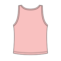 Ribbed Scoop Neck Tank with Bow - The Collegiate Lineup